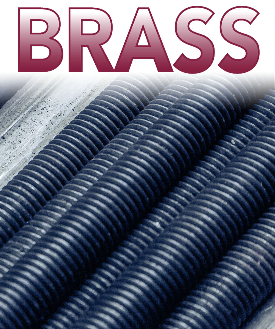 Brass threaded rod